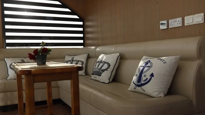 Interiors and Facilities on the Houseboat in Qatar