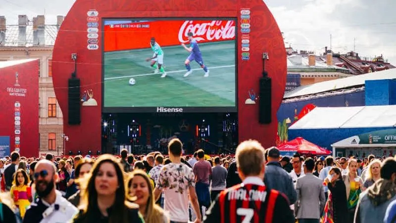 Fan Zone for Live Screening