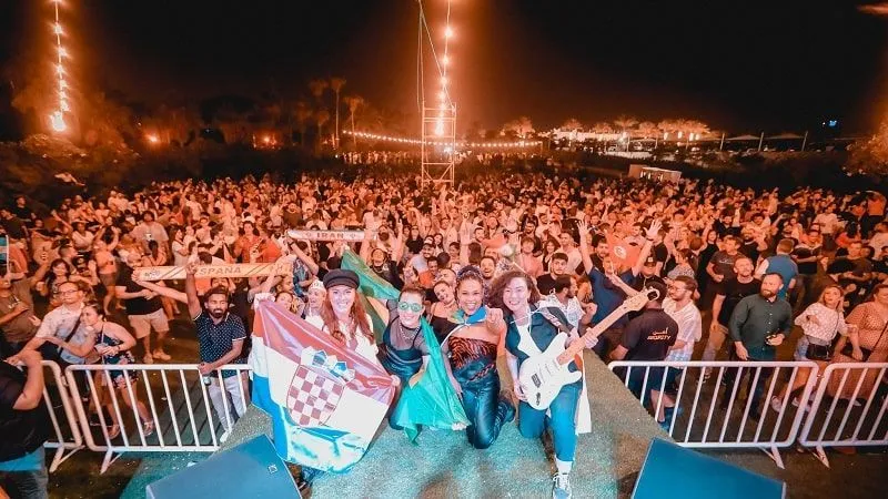 ذا باك يارد الدوحة: الاحتفال في ليلة مبهرة