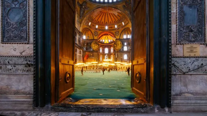 Visiting the Hagia Sophia