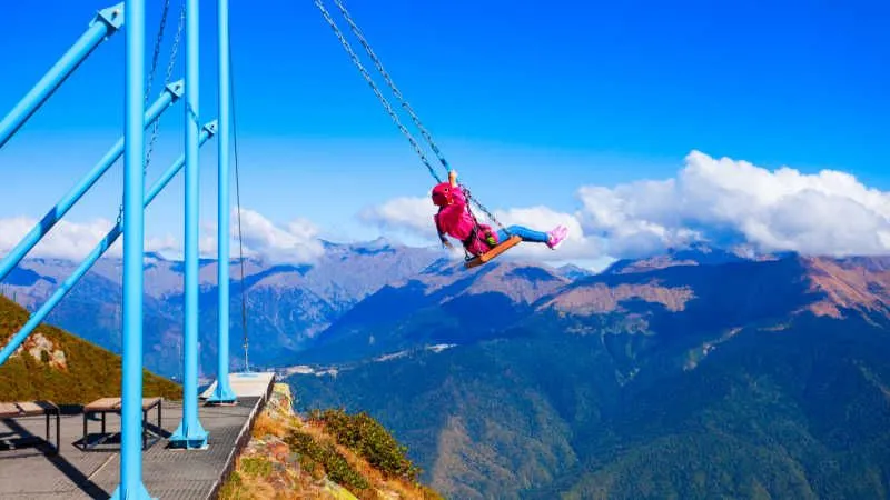 mountain swing azerbaijan