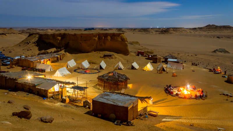 Overnight Camping in the Nitrian Desert