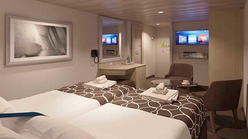 Accommodation options on MSC World Europa Cruise
