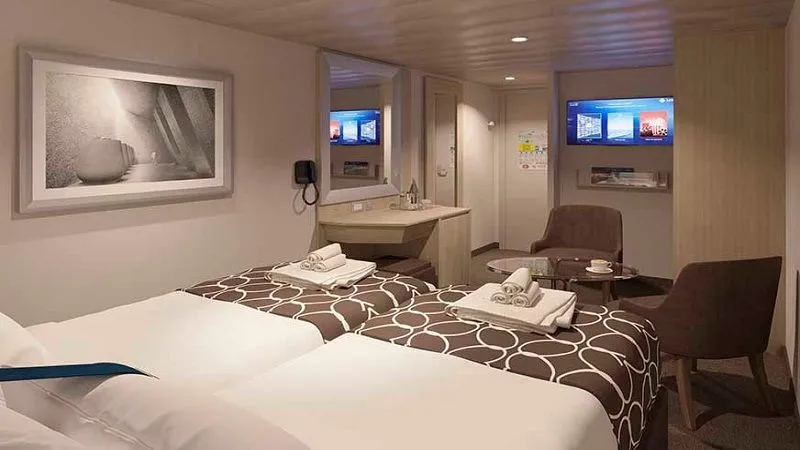 Accommodation options on MSC World Europa Cruise