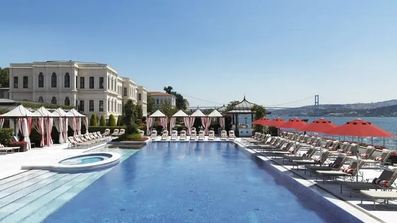 The Pool With A View At The Four Seasons Hotel Istanbul