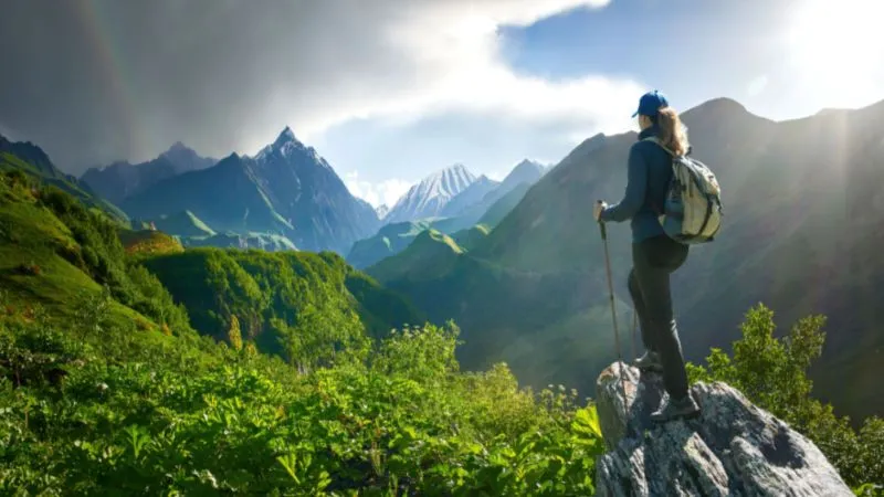 Trekking In The Caucasus Mountains