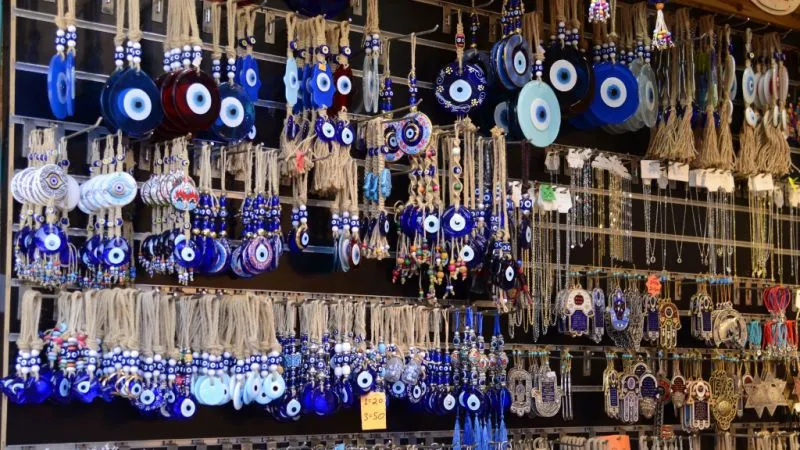 Look For Turkish Eye Amulets At the Old Bazaar