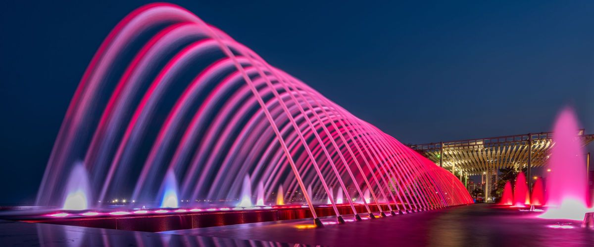 Water fountains in Qatar: Enjoy the Colorful and Magical Aura