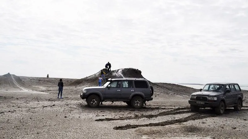 Explore the Mud Volcanoes on a Jeep Tour