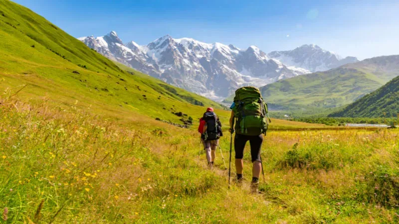 Hiking in Svaneti Region