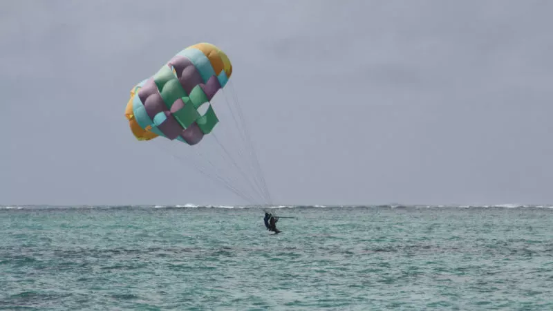 Try Parasailing at the Ile Aux Cerfs