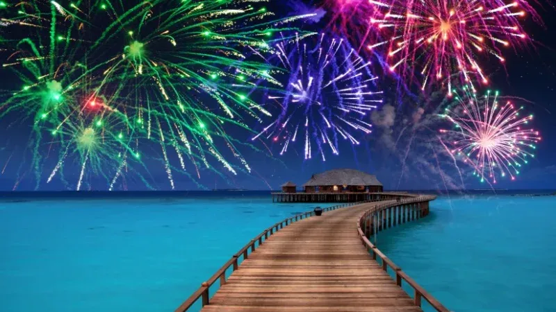 Celebrate New Year 2025 in Maldives