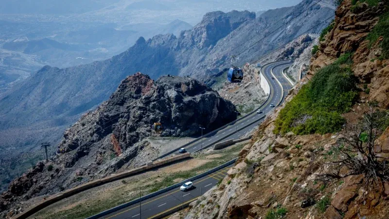 Ride the famous Al Hada Cable Car