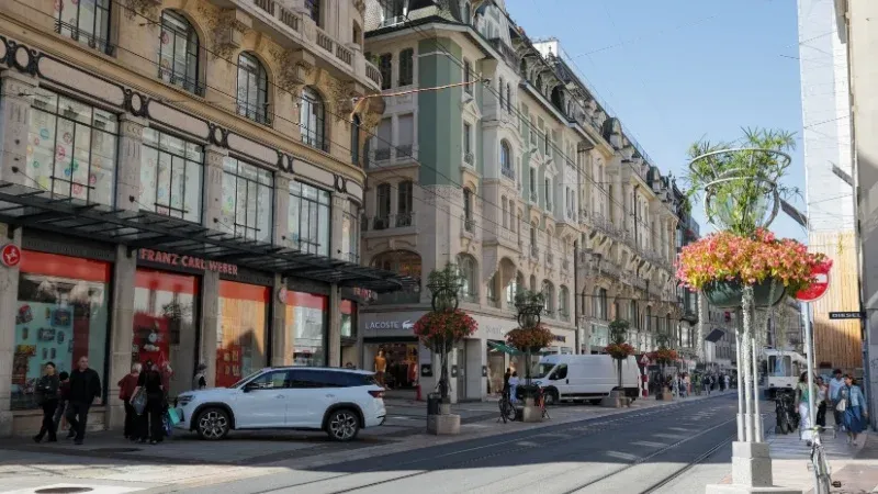 Rue du Rhône (Geneva, Switzerland)