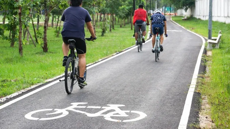 Cushioned Bike Lane