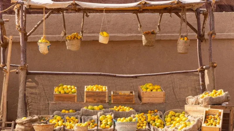 Bustling Farmers' Market