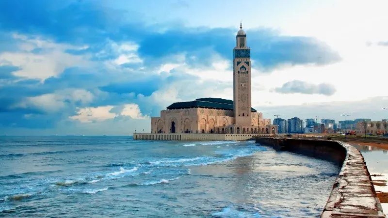 Hassan II Mosque in Casablanca