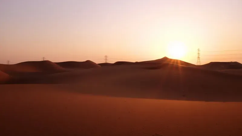 Sand Dunes in Riyadh