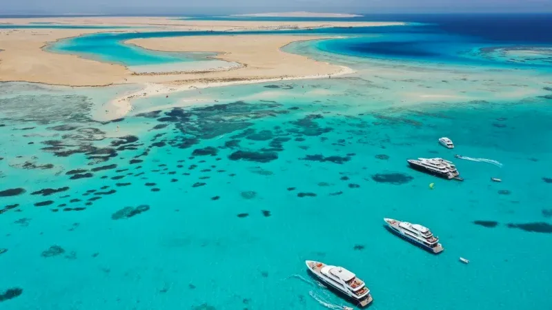 Main Islands in Red Sea