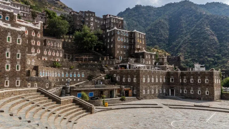 Rijal Almaa - The Painted Village