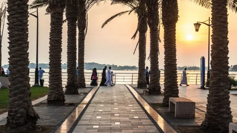 King Fahad Fountain Location