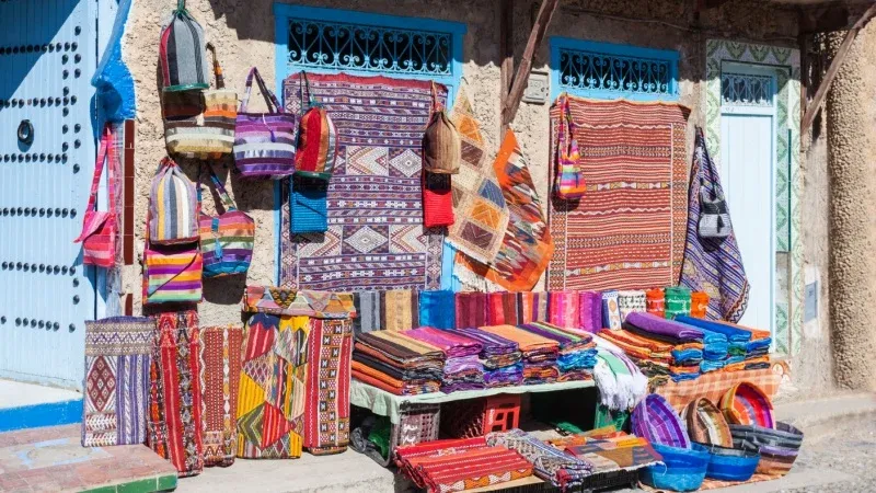 Shop for Local Crafts in Souk Beldi of Chefchaouen