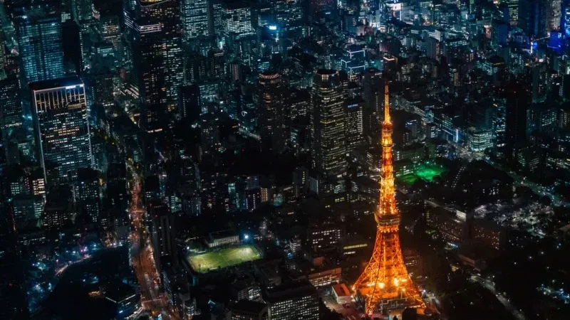 Climb the iconic Tokyo Tower for panoramic city views