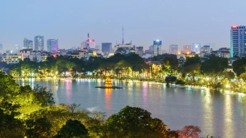 Embrace Tranquility at Hoan Kiem Lake & Ngoc Son Temple