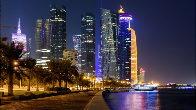 Marvel At The Doha Skyline