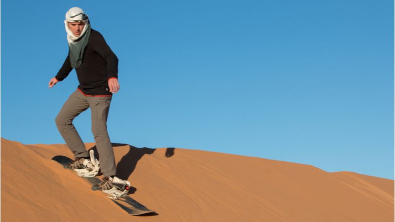 Experience Sandboarding In Doha, Qatar