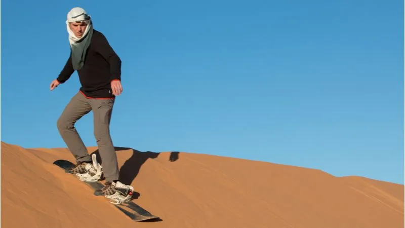 Experience Sandboarding In Doha, Qatar