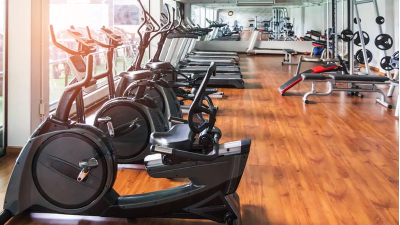 Gym facilities At The Mirqab Mall