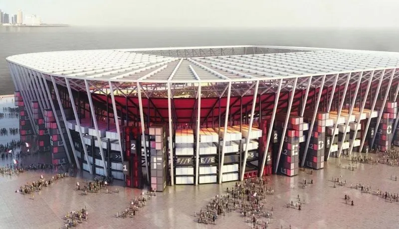 How Is The Design Of Ras Abu Aboud Stadium Qatar