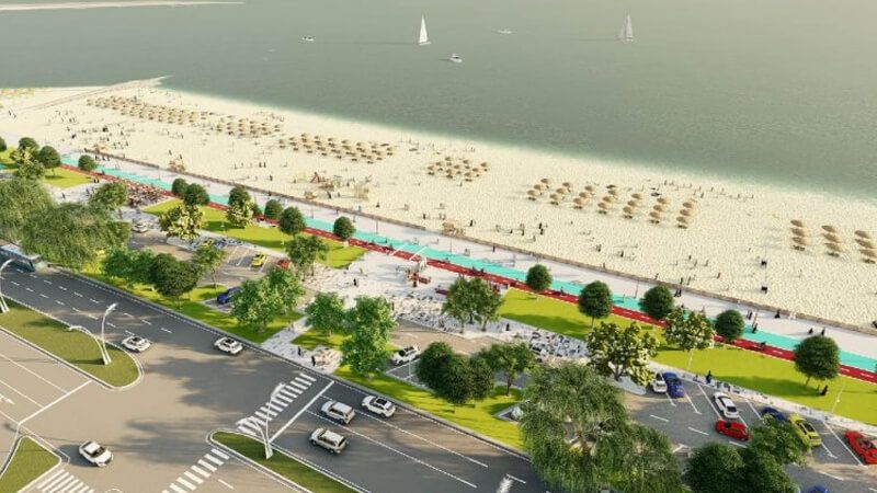 Where Is The West Bay North Beach Project Located In Doha