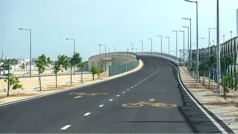 Asphalt Concrete Road With No Joint 