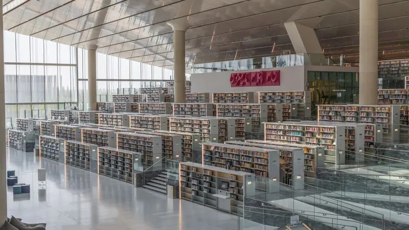 الملامح البارزة حول الهندسة المعمارية لمكتبة قطر الوطنية 