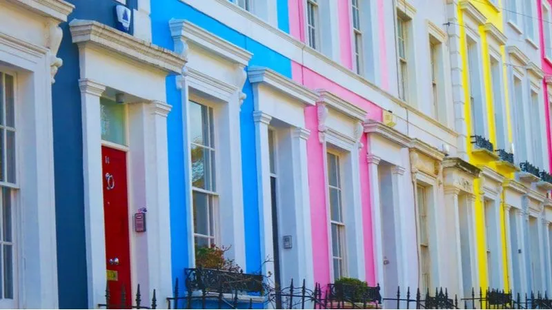 Pastel Colored Nottinghill