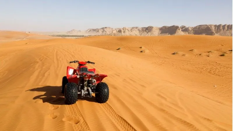 Enjoy Quad Biking In The Red Sand Dunes