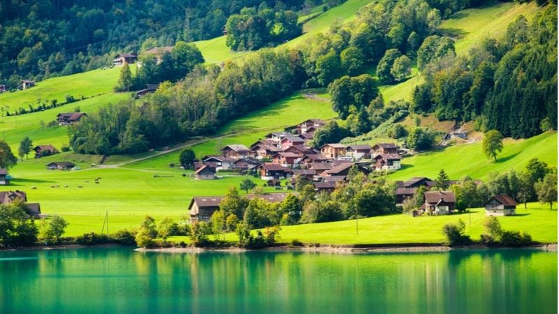 Lake Lungern Switzerland