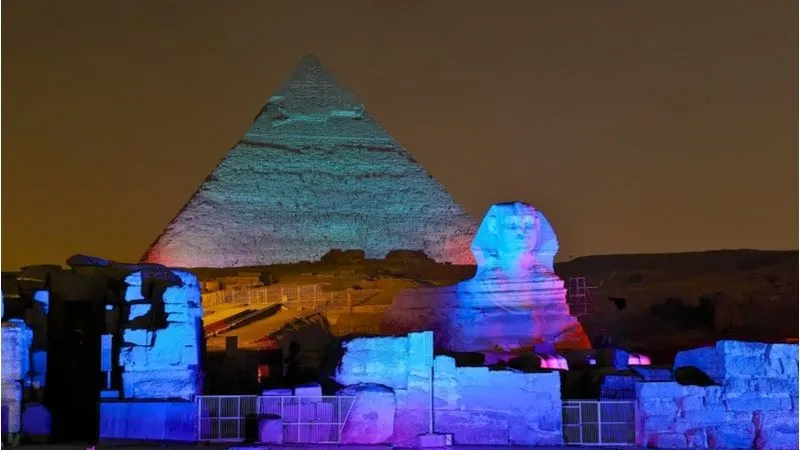 The Sound & Light Show at Giza Pyramids
